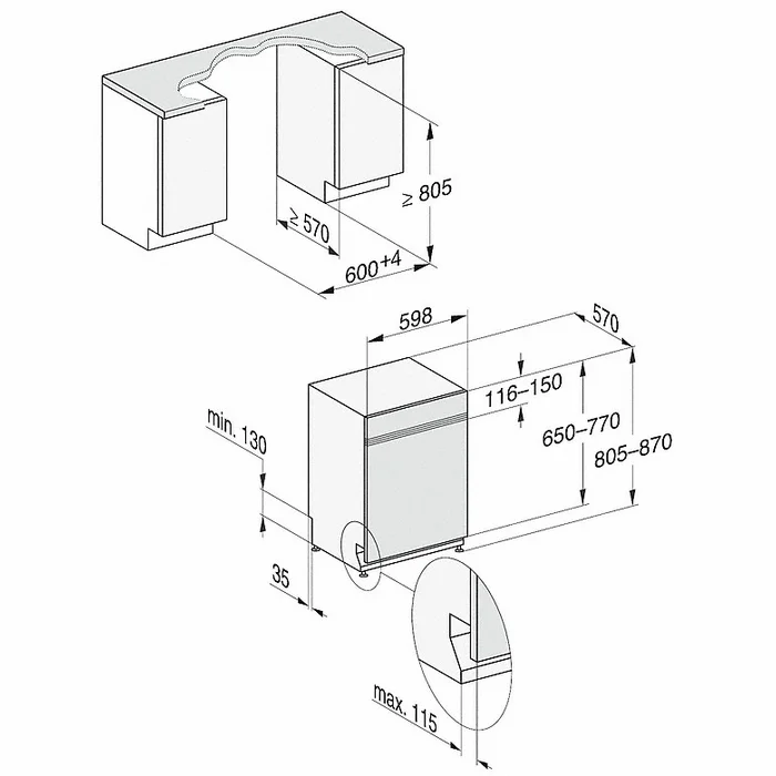 Trauku mazgājamā mašīna Miele G 7410 SCi AutoDos [Mazlietots]